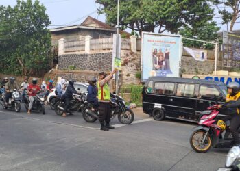 Gatur Pagi Hari Polsek Citamiang Sebagai Bentuk Pelayanan Kepada Masyarakat