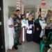 Monitoring Pembagian Bansos Anggota Bhabinkamtibmas Kelurahan Nyomplong