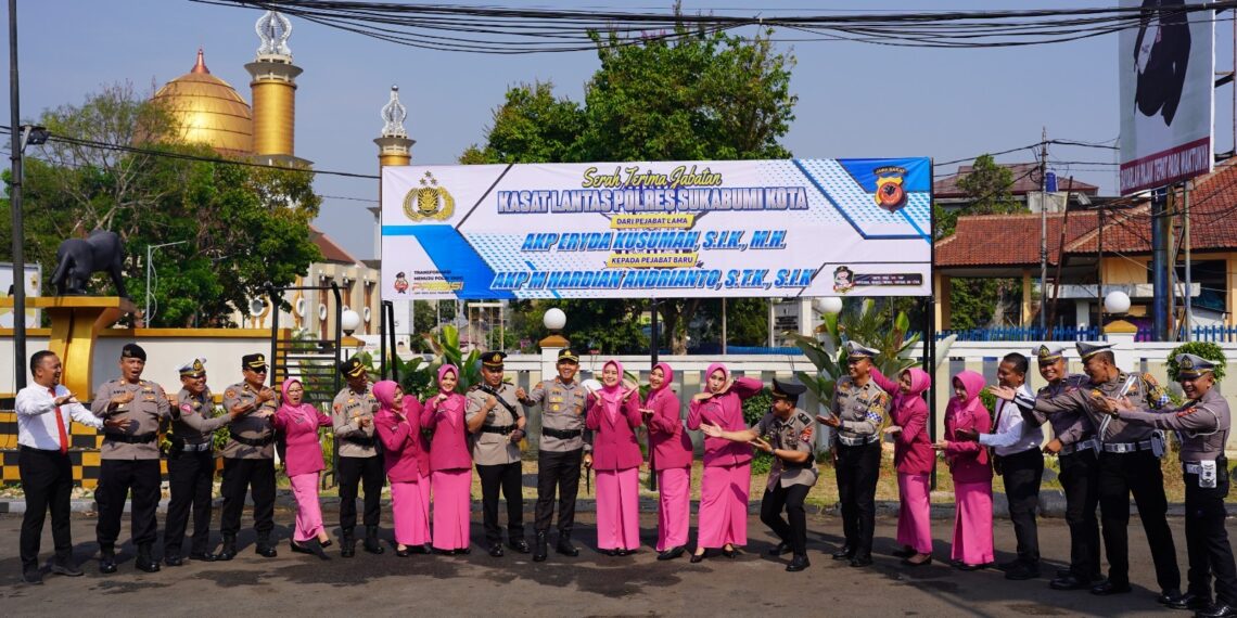 Akp M Hardian Jabat Kasat Lantas Polres Sukabumi Kota, Gantikan Akp Eryda yang Pindah ke Kaltara