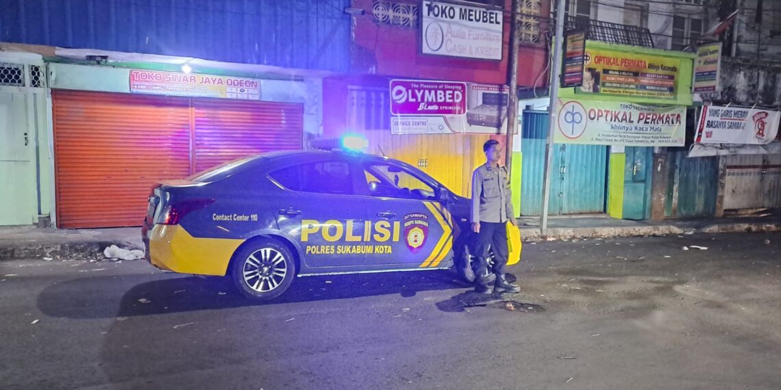 Polsek Citamiang Tingkatkan Patroli Strong Point Antisipasi Gangguan Kamtibmas Di Malam Hari