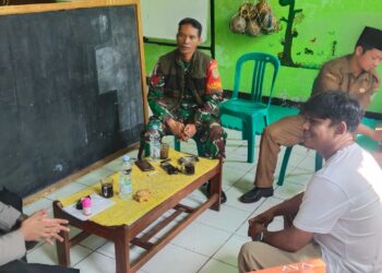 Sinergitas TNI-POLRI Bhabinkamtibmas bersama Babinsa    sambang dan Dialogis kepada Warga Binaan.
