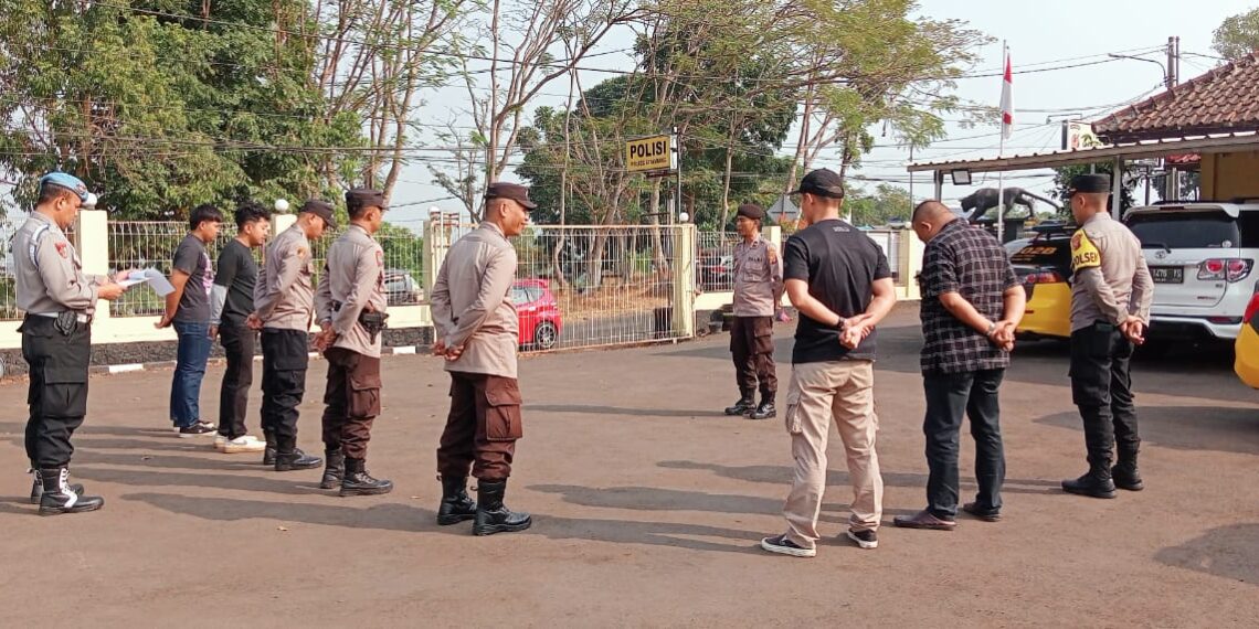 Polsek Citamiang Gelar Apel Pagi Sebagai Bentuk Kedisiplinan.