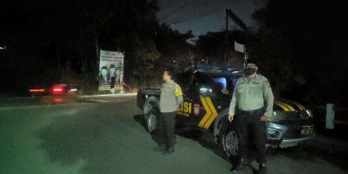 Patroli Malam Polsek Kebon Pedes Antisipasi Cegah C3 Wilayah Kecamatan Kebon Pedes