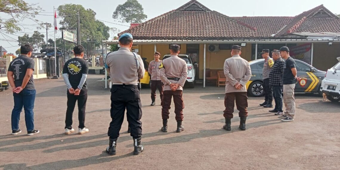 Gelar Apel Pagi Polsek Citamiang Sebagai Bentuk Kedisiplinan.