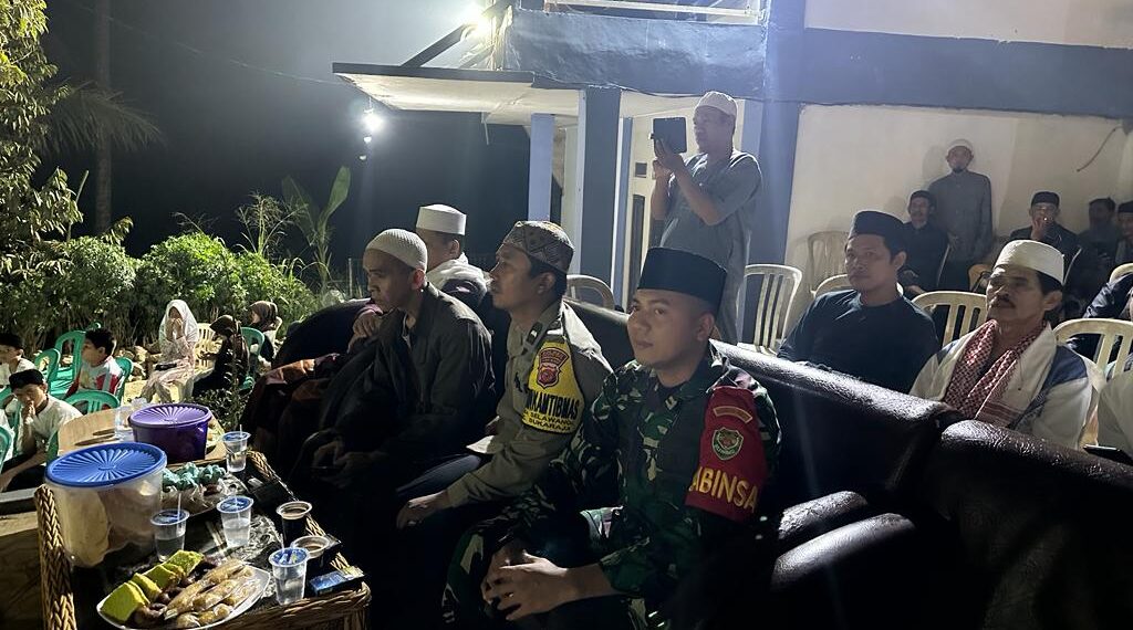 Bhabinkamtibmas Polsek Sukaraja menghadiri giat Perayaan Peringatan Maulid Nabi Muhammad SAW