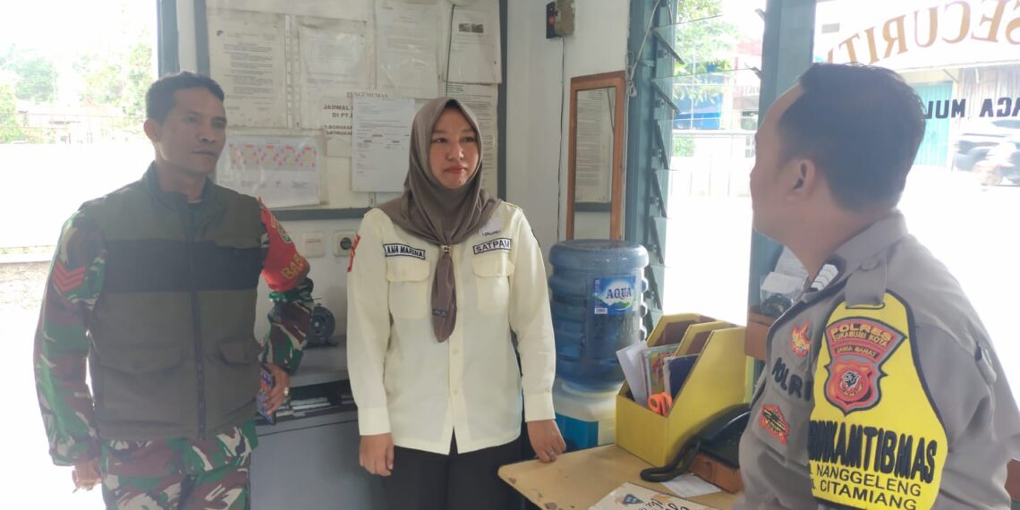 Bhabinkamtibmas bersama Babinsa    sambang dan Dialogis kepada Warga Binaan.