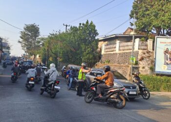 Gatur Pagi Hari Polsek Citamiang Sebagai Bentuk Pelayanan Kepada Masyarakat