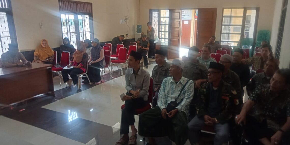 Hadiri Rapat Evaluasi Kapolsek Sukaraja Dalam Rangka Kegiatan Hari Santri Nasional