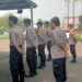 Polsek Citamiang Gelar Apel Pagi Sebagai Bentuk Kedisiplinan.