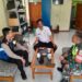 Sinergitas TNI-POLRI Bhabinkamtibmas dan Babinsa Cikondang Sambang dan Koordinasi Staff Kelurahan Cikondang.