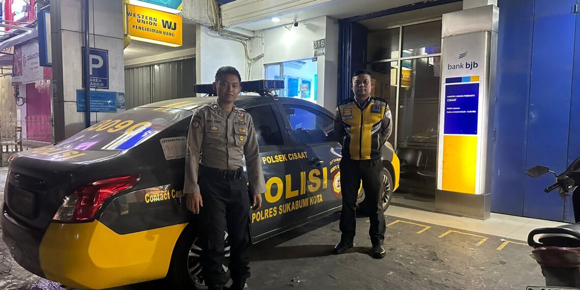 CEGAH GUKAMTIBMAS, POLSEK CISAAT LAKSANAKAN PATROLI MALAM