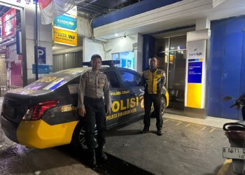 CEGAH GUKAMTIBMAS, POLSEK CISAAT LAKSANAKAN PATROLI MALAM