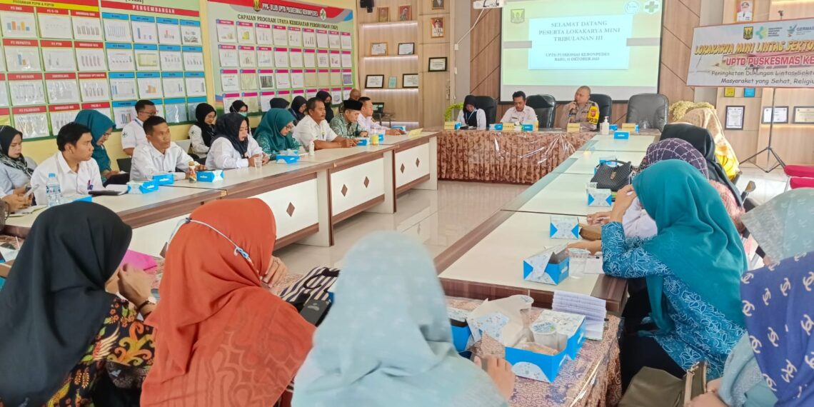 Kapolsek Kebon Pedes Hadiri Kegiatan Lokakarya Mini Triwulan III Lintas Sektoral Bidang Kesehatan UPTD Puskesmas Kebonpedes