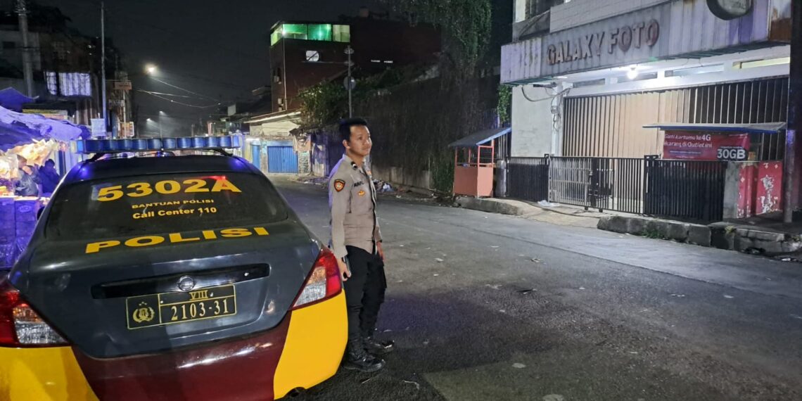 Polsek Citamiang Tingkatkan Patroli Strong Point Antisipasi Gangguan Kamtibmas Di Malam Hari