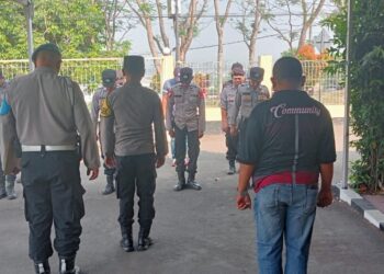 Gelar Apel Pagi Polsek Citamiang Sebagai Bentuk Kedisiplinan.
