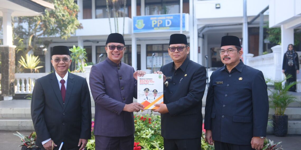 Serah Terima Jabatan Kepada Pejabat Wali Kota Sukabumi