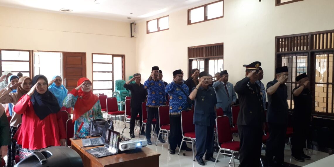 Polsek Hadiri Upacara Hari Kesaktian Pancasila di Kantor Kecamatan Sukaraja