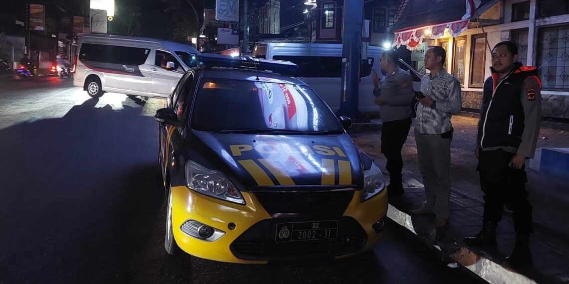 Polsek Cikole Laksanakan Patroli KRYD Untuk Antisipasi Gukamtibmas