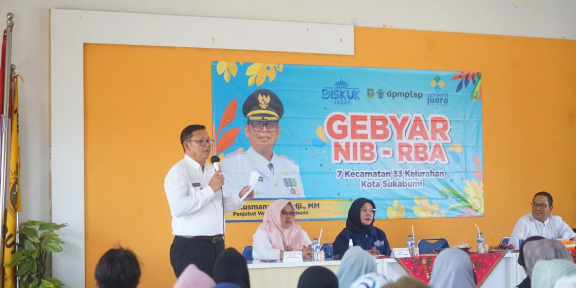 PJ Wali Kota Sukabumi Hadiri Roadshow Gebyar Nomor Induk Berusaha