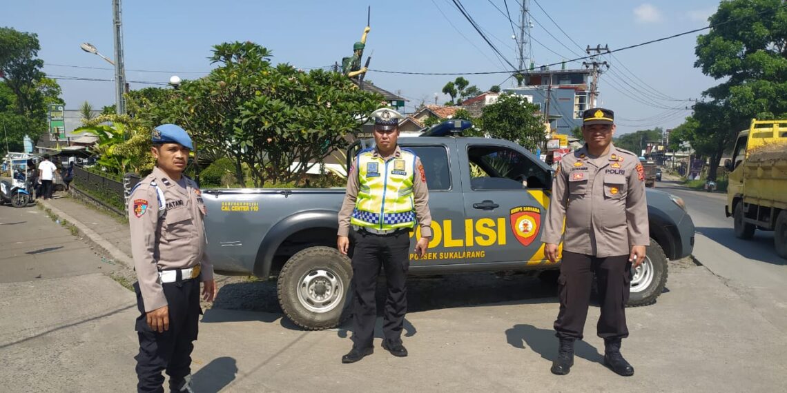 Antisipasi Gangguan Kamtibmas, Polsek Sukalarang Kota Sukabumi Gencarkan Patroli