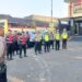 Polsek Cisaat   Amankan Jalan Sehat,Bazar dan Donor Darah  HUT Golkar ke 59 Kab.Sukabumi
