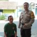 Dialogis Dengan Linmas Bhabinkamtibmas Polsek Cisaat Sampaikan Himbauan Kamtibmas