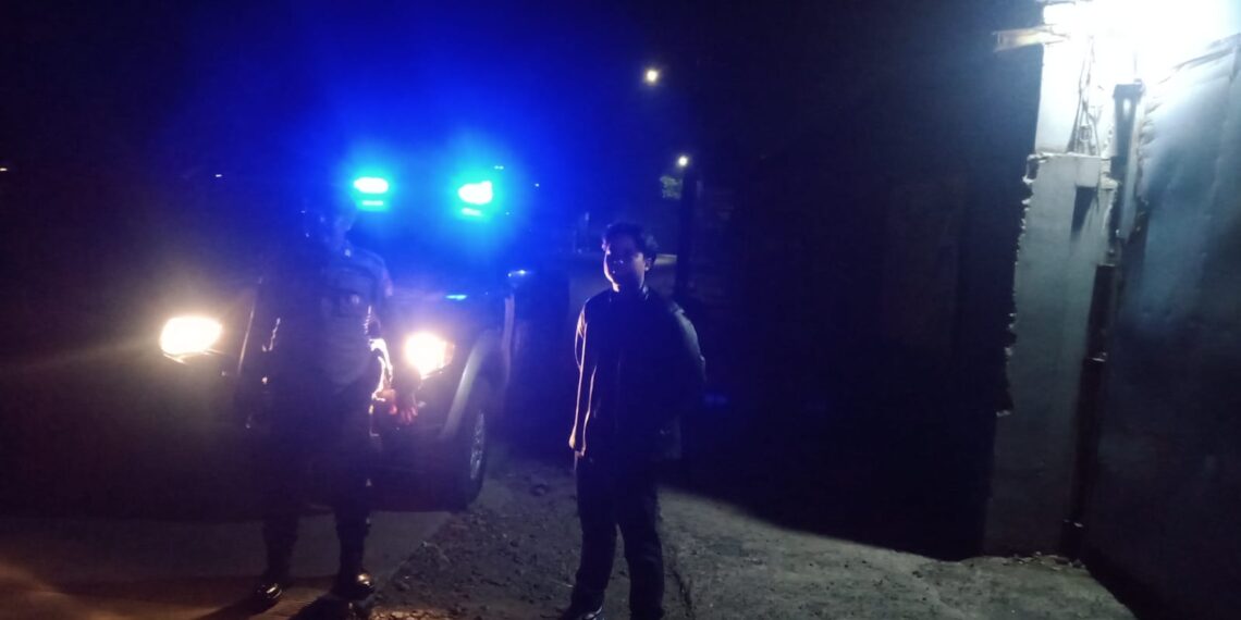Personel Polsek Cibeureum Kontrol Jalan2 Protokol cegah Gukamtibamas