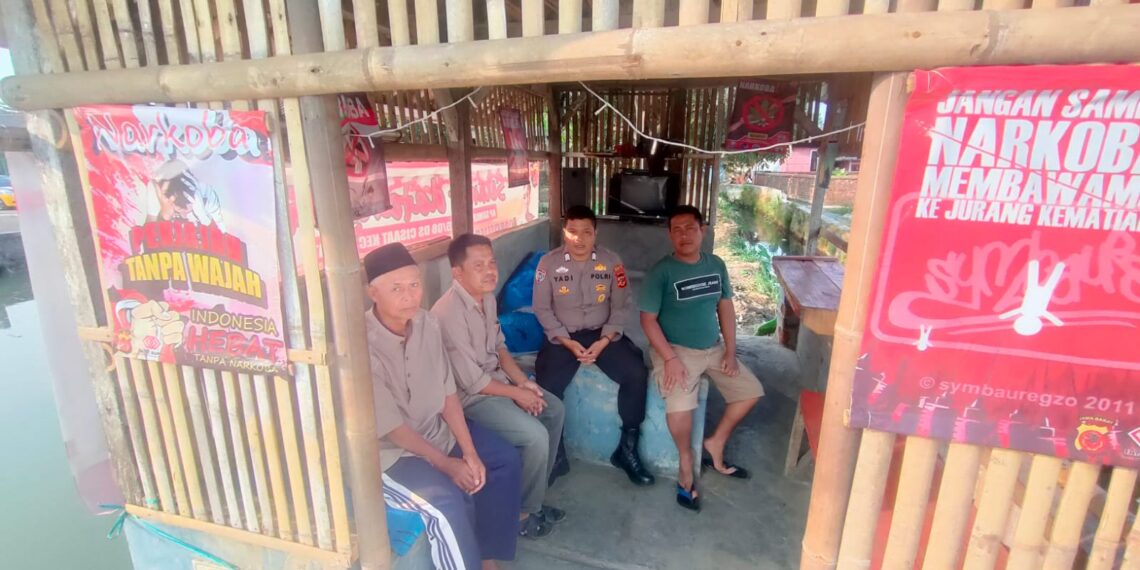 Polsek Cisaat Sosialisasikan Anti-Narkoba di Kampung Bebas Narkoba