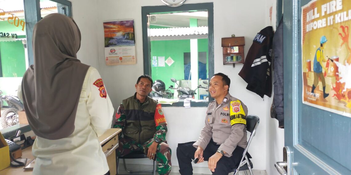 Sinergitas TNI-POLRI Bhabinkamtibmas bersama Babinsa    sambang dan Dialogis kepada Warga Binaan.