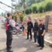 anggota Unit Samapta Polsek Sukaraja melaksanakan himbauan kamtibmas kepada anggota Satpam
