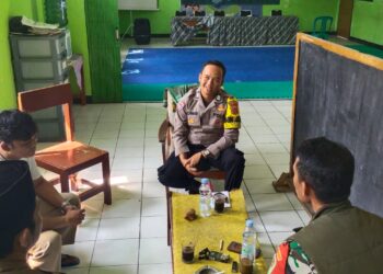 Bhabinkamtibmas bersama Babinsa    sambang dan Dialogis kepada Warga Binaan.