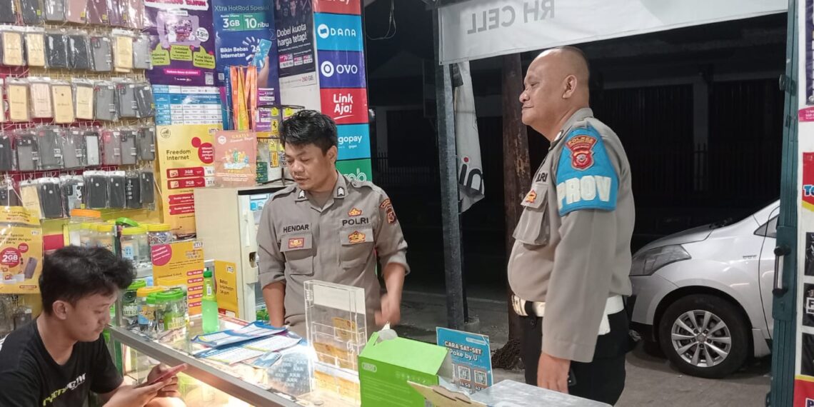 Polsek Citamiang Gelar Patroli KRYD, Antisipasi Terjadinya Gangguan Kamtibmas