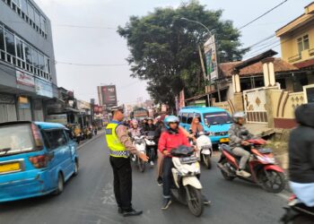GATUR LALIN PAGI,  BENTUK PELAYANAN UNIT LANTAS POLSEK SUKALARANG KEPADA MASYARAKAT PASCA MASUK KARYAWAN PT. PRATAMA DAN PT. GSI