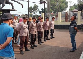 Gelar Apel Pagi Polsek Citamiang  Sebagai Bentuk Kedisiplinan.