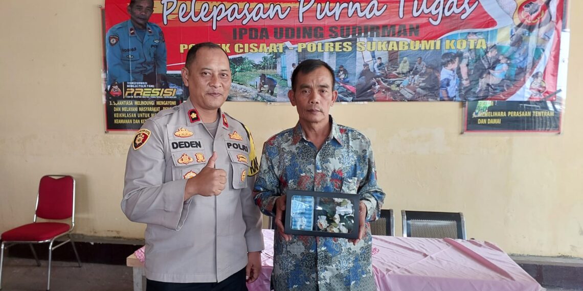 Polsek Cisaat gelar Pelepasan Purna Tugas Anggota Polsek Cisaat Polres Sukabumi Kota