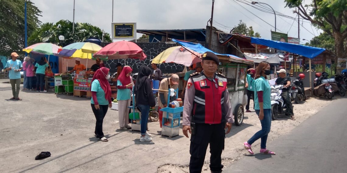 Personil polsek Kadudampit rutin laksanakan Gatur Pagi, Agar Terciptanya Kamseltibcar Lantas