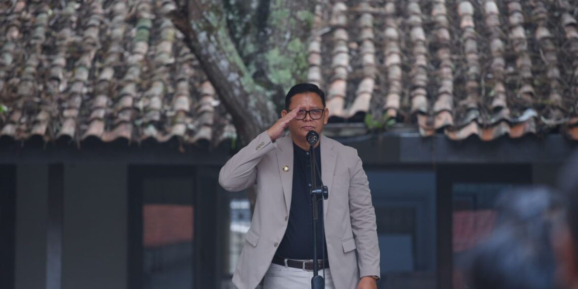PJ Wali Kota Sukabumi Bina Apel di Lingkungan Dinas Kesehatan Kota Sukabumi