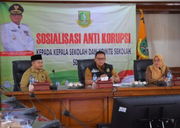 Sosialisasi Anti Korupsi Bagi Kepala Sekolah Tingkat SD dan SMP Se-Kota Sukabumi