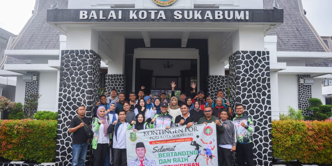 Pelepasan Kontingen Kota Sukabumi Pekan Olahraga PGRI Jabar