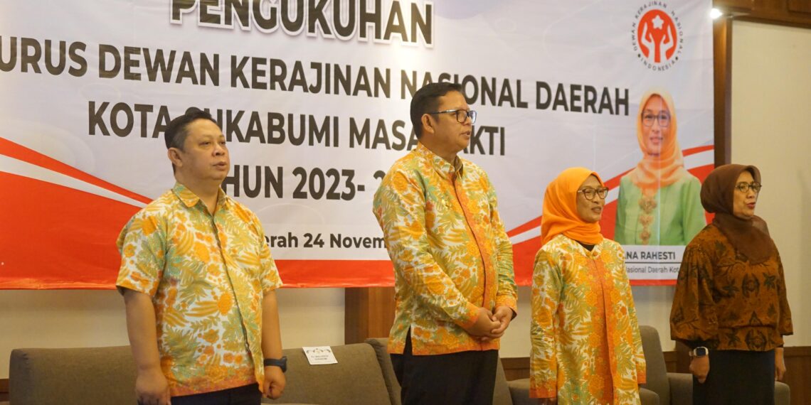 Resmi Dikukuhkan ! Pengurus Dewan Kerajinan Nasional Daerah Kota Sukabumi