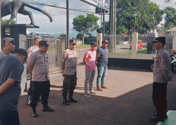 Polsek Citamiang Gelar Apel Pagi Sebagai Bentuk Kedisiplinan.