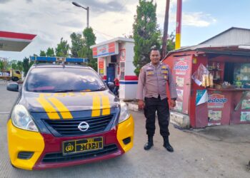 Jelang Pemilu,Unit Samapta Polsek Cisaat  Intensifkan Patroli Dialogis