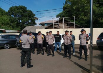Polsek Cireunghas PAM Rekontruksi Pembunuhan Driver Online Di Wilayah Desa Bencoy Kecamatan Cireunghas Kabupaten Sukabumi