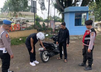 Lakukan Patroli Sasaran Knalpot Yang Tidak Sesuai Standar Polsek Sukabumi Antisipasi Knalpot Tidak Sesuai Standar