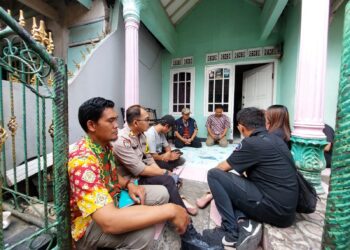 Giat Ngariung Sareng Kapolsek Warudoyong Sampaikan Himbauan Kamtibmas