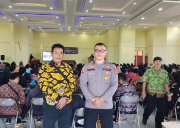 Polsek Gunungpuyuh Monitoring Pelantikan KPPS Se-Kecamatan Gunungpuyuh