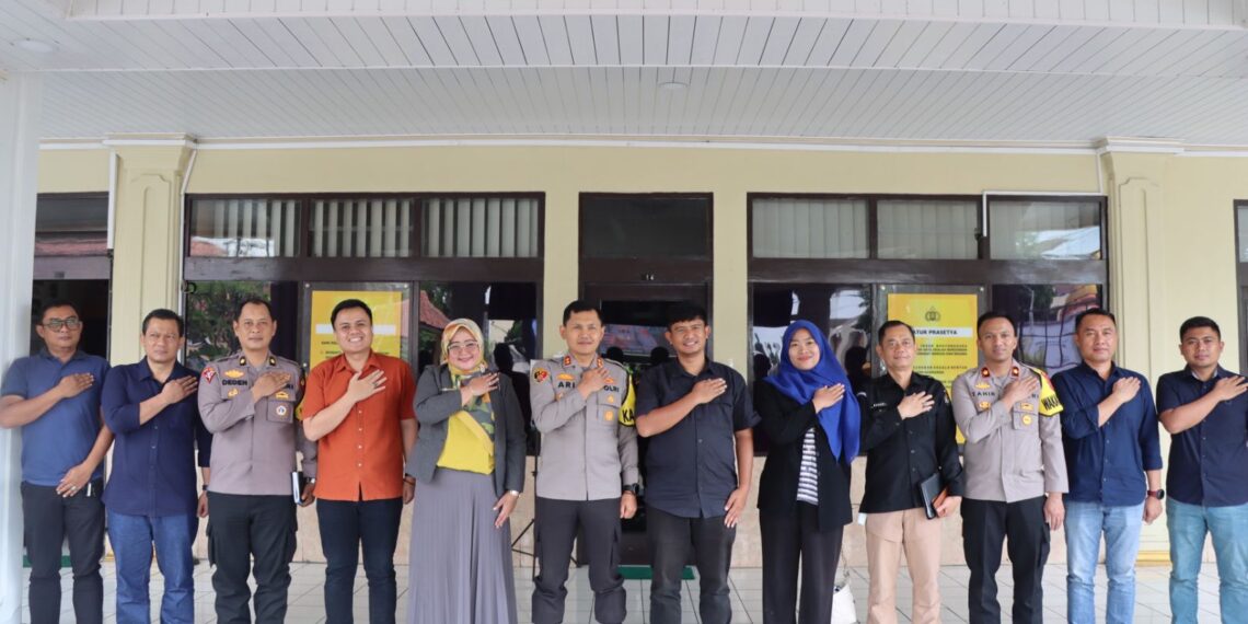 Silaturahmi Dengan KPU, Polres Sukabumi Kota Pastikan Pemilu 2024 Aman dan Damai
