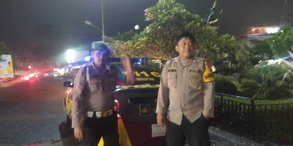 Patroli Strong Point Malam Hari Ops Lilin Lodaya 2023 Wujudkan Situasi Kamtibmas Yang Aman Dan Kondusif