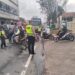 Unit Lantas Polsek Sukalarang Melaksanakan Gatur Lalin Saat Jam Masuk Karyawan