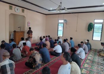 Polsek Gunung Puyuh Laksanakan Kegiatan Safari Shalat Jum’at Keliling (Jumling)